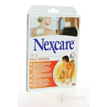 3M Nexcare HEAT PATCH, Náplasť hrejivá [SelP] 9,5x13 cm, 1x2 ks obrázok
